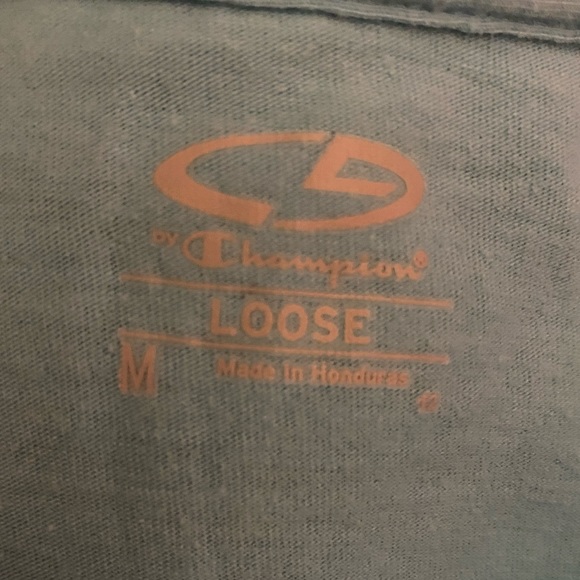 Size Medium Set of Four Champion T-Shirts(Lime Green,Light Blue,Purple,and Grey) - Picture 5 of 11